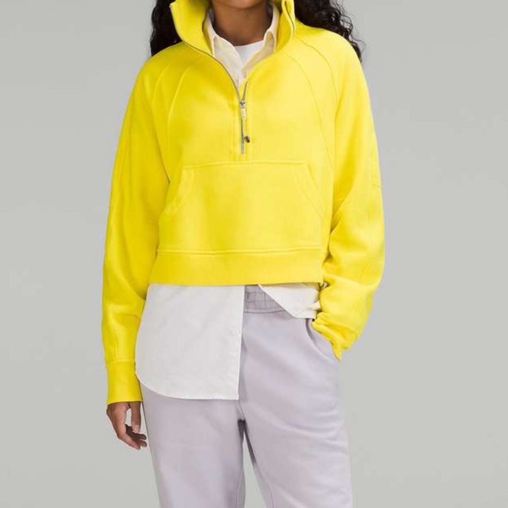 Lululemon half zip scuba jacket
